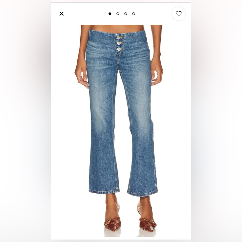RE DONE Iconic Heritage Silhouette.  Color Riot size 30.  NWT